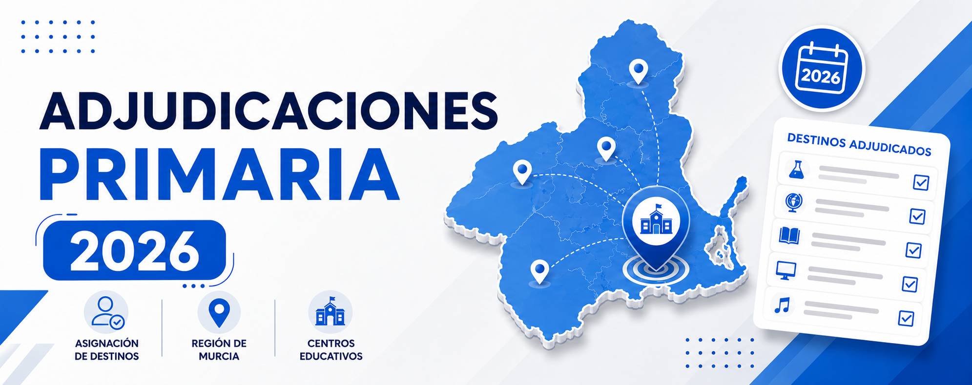 Adjudicaciones de Primaria 2026